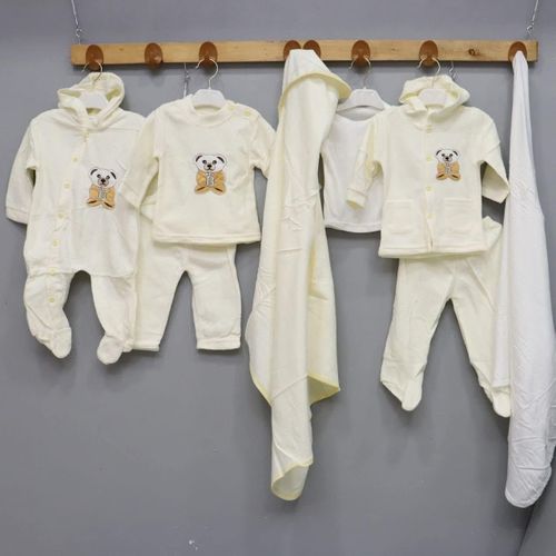 8 Pcs Newborn Warm Fleece Receiving Set – Ultra-Soft Baby Fleece Clothing & Blanket Essentials for Winter | Unisex Infant Gift Set