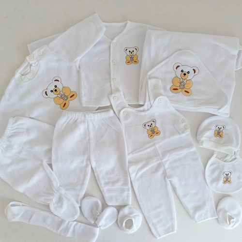 8 Pcs Newborn Warm Fleece Receiving Set – Ultra-Soft Baby Fleece Clothing & Blanket Essentials for Winter | Unisex Infant Gift Set