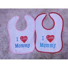 Bibs for Babies L – Soft, Cozy, and Adorable “I Love Mommy” Printed Bib to Keep Your Little One Clean, Comfortable, and Cute During Every Mealtime and Playtime