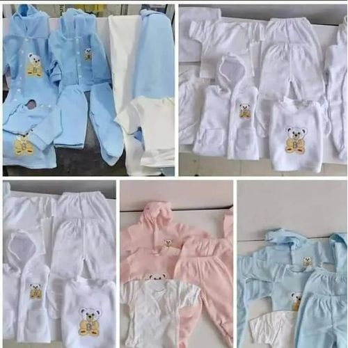 8PCS Newborn Baby Cotton Receiving Set – Soft & Comfortable Clothing Pack for Baby Boys & Girls | Perfect Daily Wear & Baby Shower Gift
