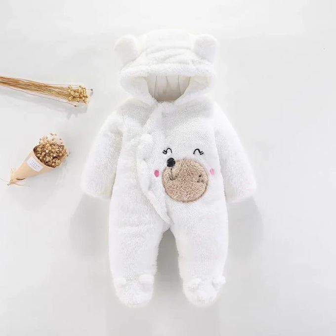 CLEARANCE OFFER – Fashion Warm Baby Rompers (Heavy Fleece) | Unisex Newborn & Infant Outfit | Soft, Cozy, Winter Baby Onesie for Boys & Girls | Easy Front Button or Zipper Design