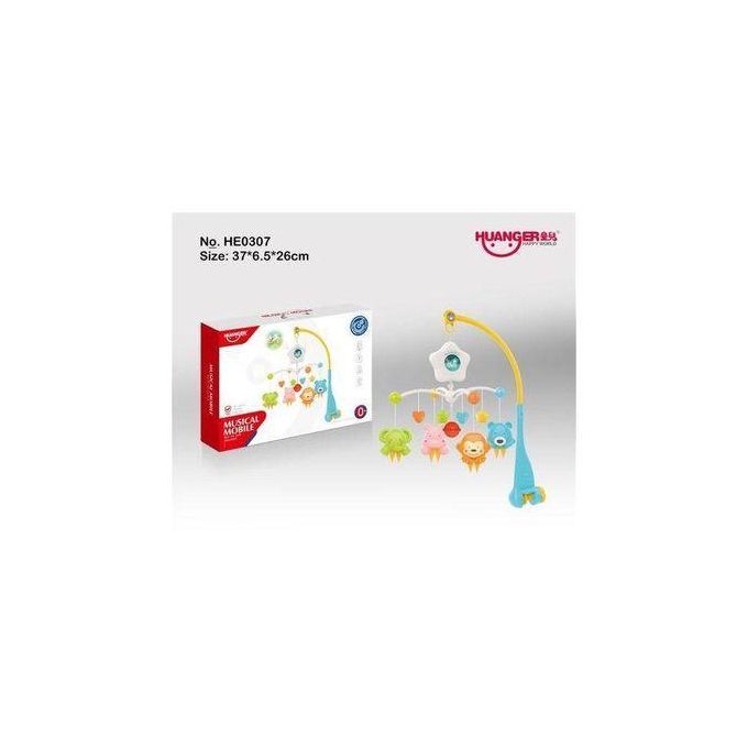 Baby Toy Crib Bell Electric Music Rattle Bed Hanging Bell Ring Turn Music Bee Bed Bell Baby Infant Toys Bed Crib Musical Hanging Bell Rotate Mobile Rattle Age Baby Crib Bell Musical Hanging Rattle – E