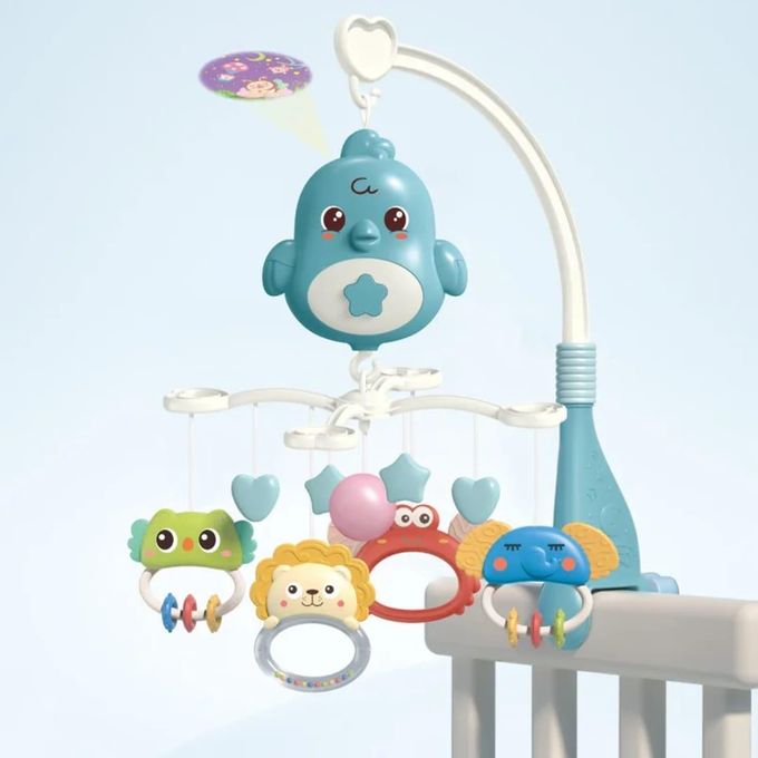 Baby Toy Crib Bell Electric Music Rattle Bed Hanging Bell Ring Turn Music Bee Bed Bell Baby Infant Toys Bed Crib Musical Hanging Bell Rotate Mobile Rattle Age Baby Crib Bell Musical Hanging Rattle – E