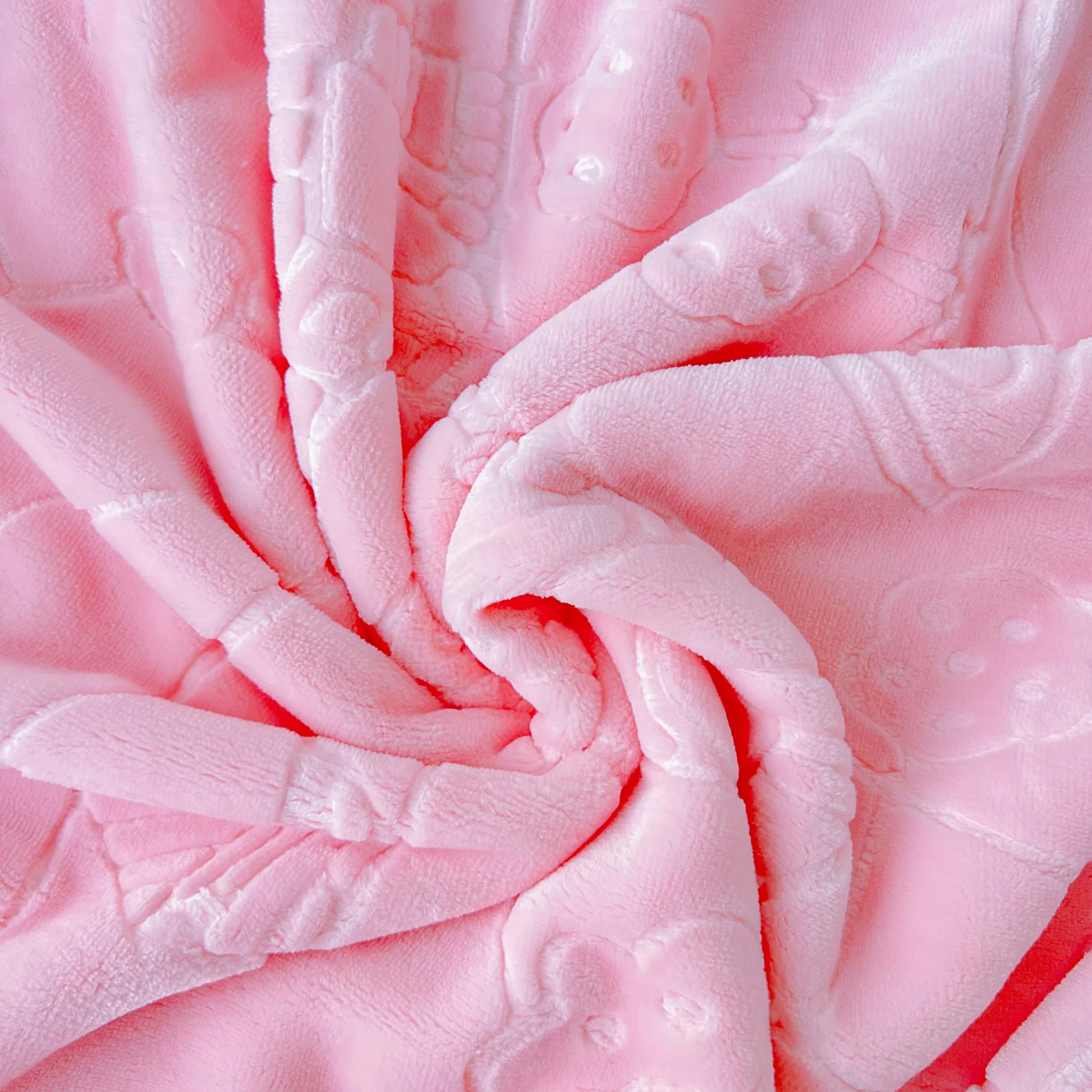 Soft Plush Wearable Raschel Baby Blanket – Warm, Fuzzy, Ultra-Comfortable 2-Ply Infant Bedding | 80×110cm (Pink/Blue/Yellow)