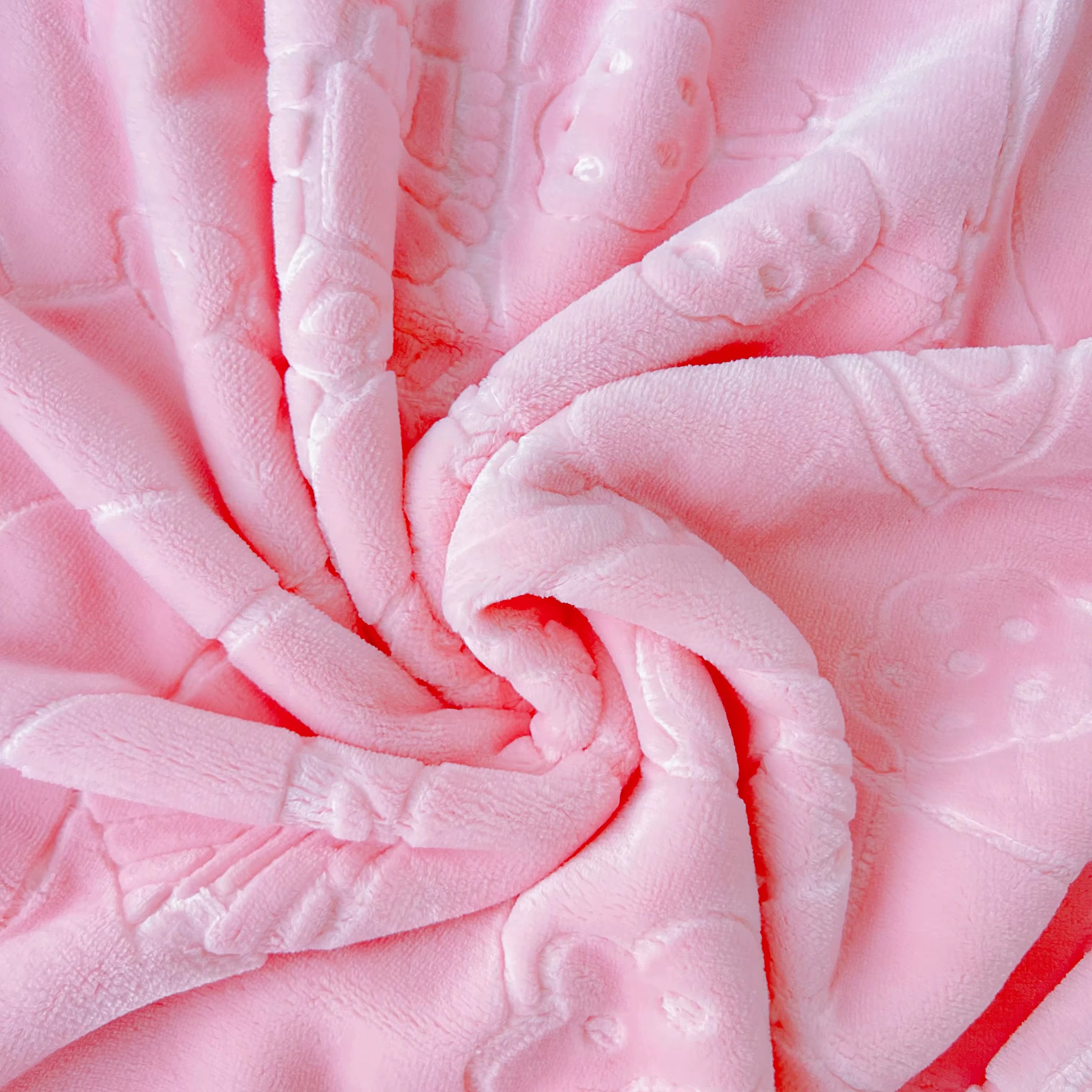 Soft Plush Wearable Raschel Baby Blanket – Warm, Fuzzy, Ultra-Comfortable 2-Ply Infant Bedding | 80×110cm (Pink/Blue/Yellow)