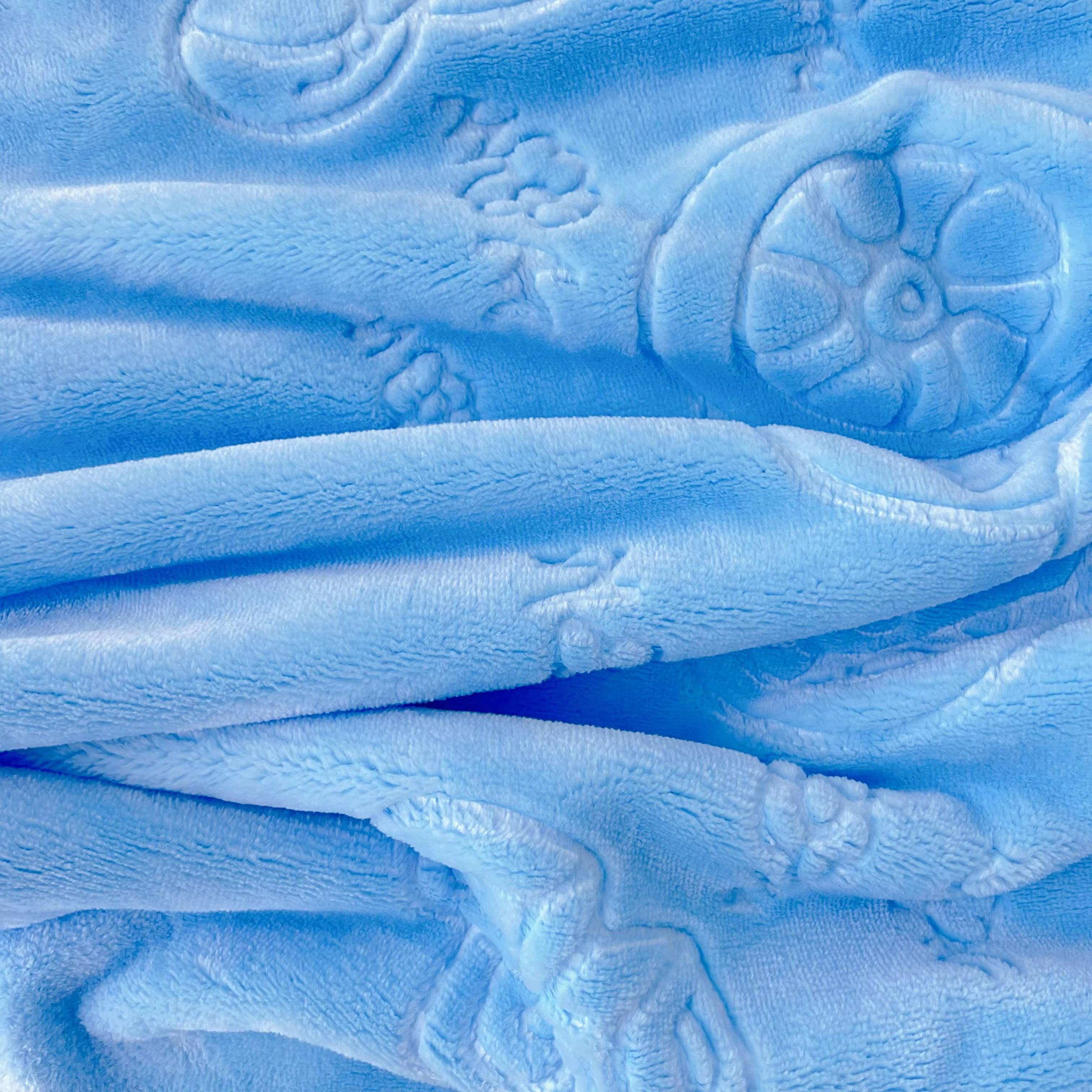 Soft Plush Wearable Raschel Baby Blanket – Warm, Fuzzy, Ultra-Comfortable 2-Ply Infant Bedding | 80×110cm (Pink/Blue/Yellow)