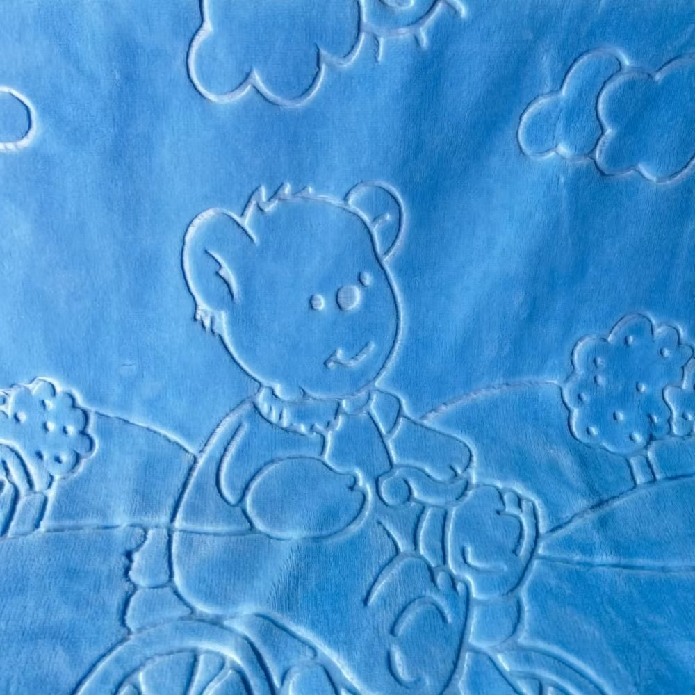 Soft Plush Wearable Raschel Baby Blanket – Warm, Fuzzy, Ultra-Comfortable 2-Ply Infant Bedding | 80×110cm (Pink/Blue/Yellow)