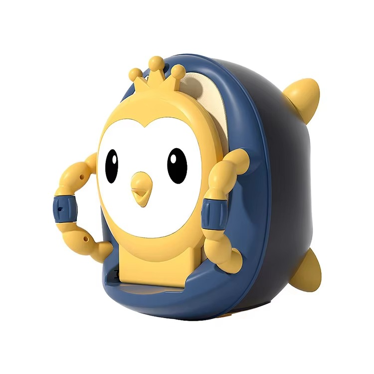 Cute Cartoon Bear Baby Potty – Foldable, Detachable & Ultra-Comfortable Toilet Training Seat (Pink) | High-Quality PP & TPE