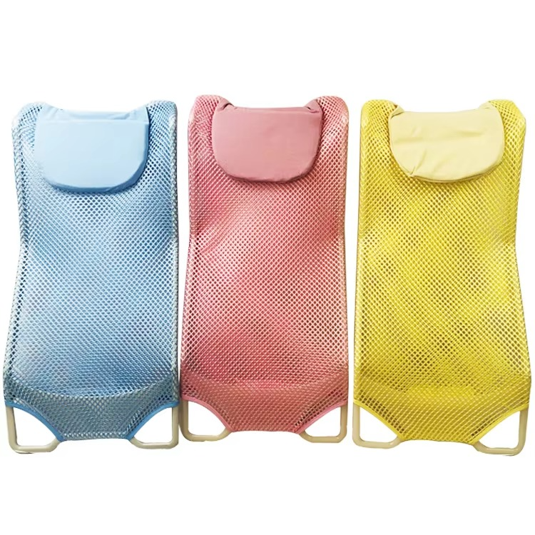 Premium Baby Bath Seat Support | Food-Grade PP Bath Chair + Soft Comfort Bath Net – Safe, Eco-Friendly & All-Season Use