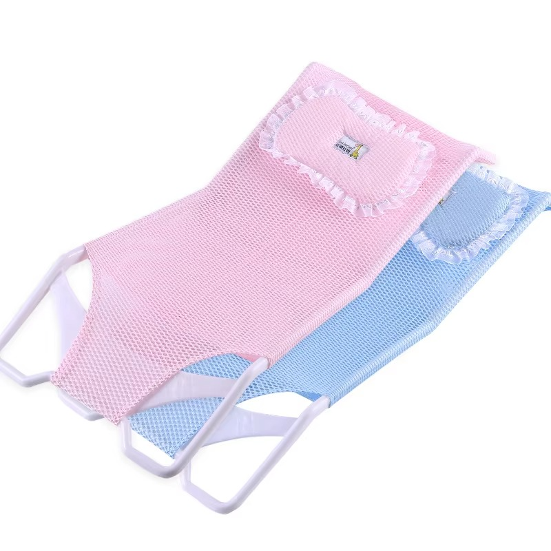 Premium Baby Bath Seat Support | Food-Grade PP Bath Chair + Soft Comfort Bath Net – Safe, Eco-Friendly & All-Season Use