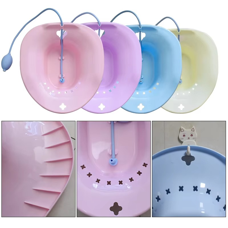 Premium Sitz Bath & Yoni Steam Seat – Postpartum Healing | Hemorrhoid Relief | Foldable BPA-Free Basin | Universal Toilet Fit | Eco-Friendly | Women’s Intimate Care