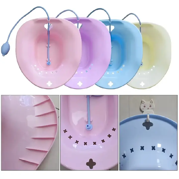 Premium Sitz Bath & Yoni Steam Seat – Postpartum Healing | Hemorrhoid Relief | Foldable BPA-Free Basin | Universal Toilet Fit | Eco-Friendly | Women’s Intimate Care