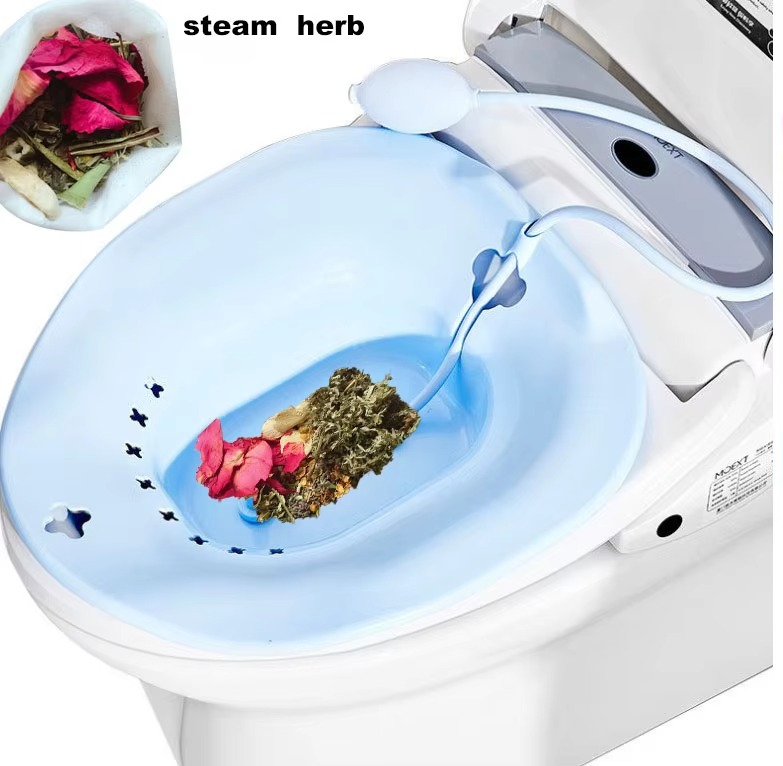 Premium Sitz Bath & Yoni Steam Seat – Postpartum Healing | Hemorrhoid Relief | Foldable BPA-Free Basin | Universal Toilet Fit | Eco-Friendly | Women’s Intimate Care