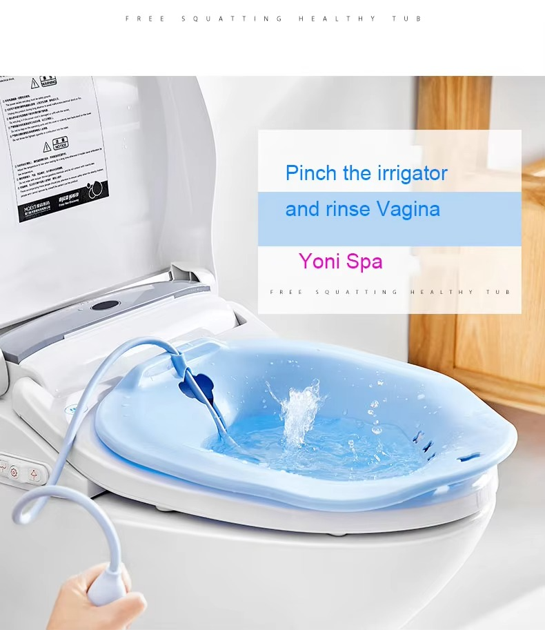 Premium Sitz Bath & Yoni Steam Seat – Postpartum Healing | Hemorrhoid Relief | Foldable BPA-Free Basin | Universal Toilet Fit | Eco-Friendly | Women’s Intimate Care