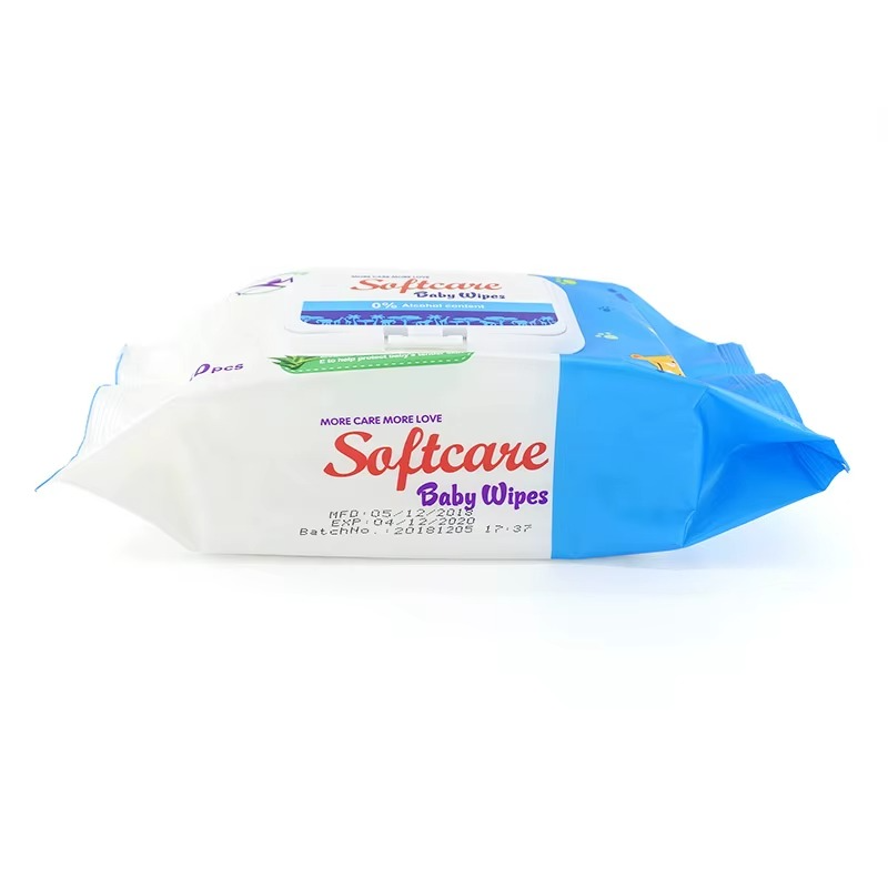 Softcare Baby Wet Wipes 80’s – Extra Soft & Thick Aloe Vera & Vitamin E Baby Wipes | Alcohol-Free, Hypoallergenic, Eco-Friendly Natural Fabric Wet Tissues | Gentle for Newborns | Packs Value Set