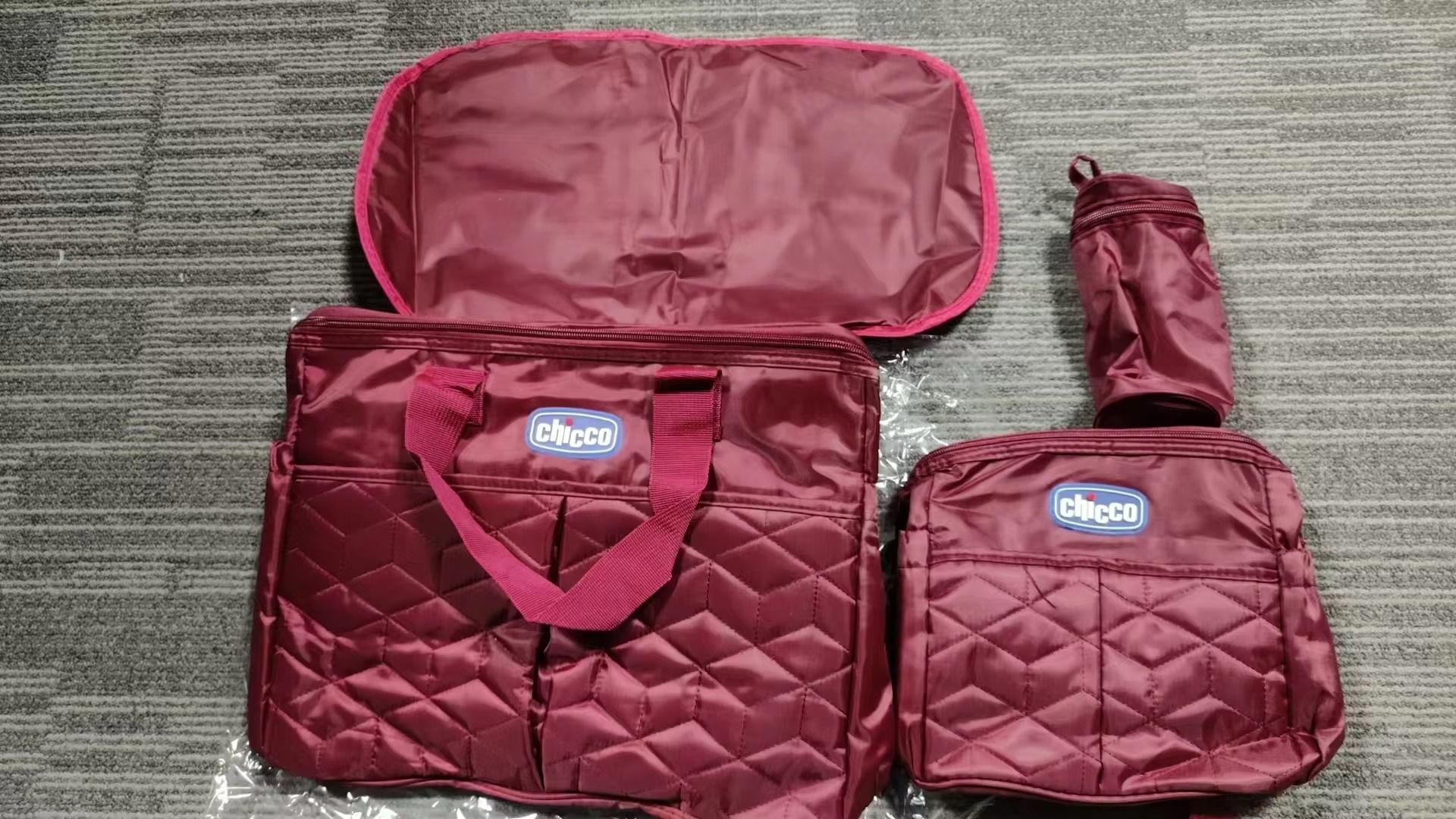 CLEARANCE OFFER Chico diaper bag Mommy chicco Bag Five Piece Set Multifunctional Waterproof Maternal and Infant Bag Large Capacity Single Shoulder Diagonal Cross Bags