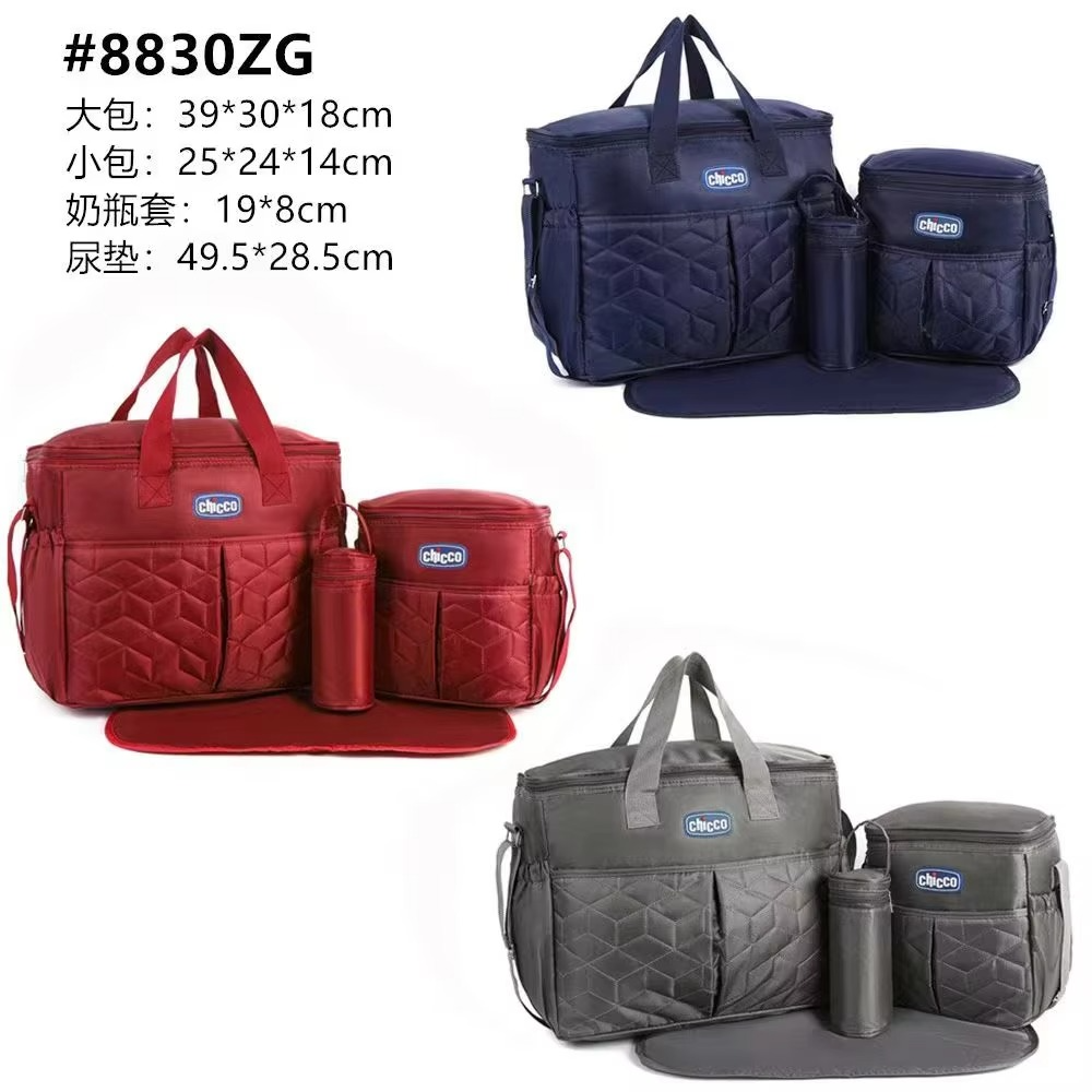 CLEARANCE OFFER Chico diaper bag Mommy chicco Bag Five Piece Set Multifunctional Waterproof Maternal and Infant Bag Large Capacity Single Shoulder Diagonal Cross Bags