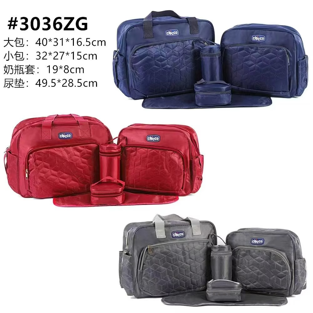 CLEARANCE OFFER Chico diaper bag Mommy chicco Bag Five Piece Set Multifunctional Waterproof Maternal and Infant Bag Large Capacity Single Shoulder Diagonal Cross Bags