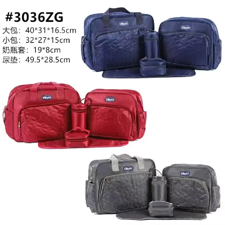 CLEARANCE OFFER Chico diaper bag Mommy chicco Bag Five Piece Set Multifunctional Waterproof Maternal and Infant Bag Large Capacity Single Shoulder Diagonal Cross Bags