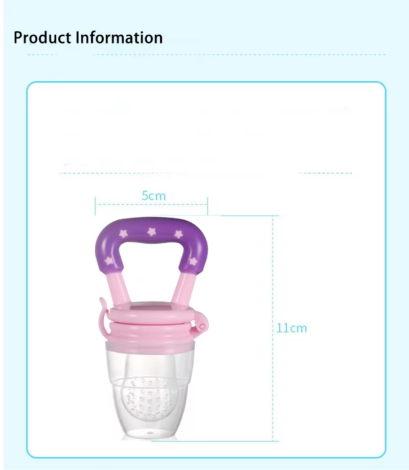 Baby Pacifier Fruit Pacifier Fruit Feeder For Babies -- Custom Logo PP Free Baby Pacifier Bottles Nipple Teat & Fresh Fruit Nibbler Safe Nipple Feeding for Kids Fresh Fruit Food