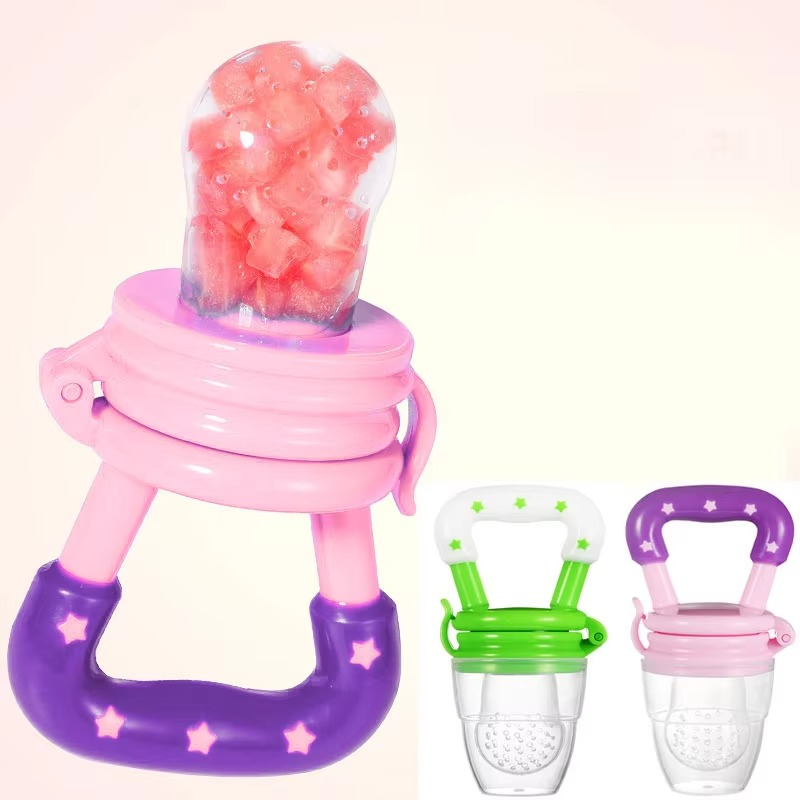 Baby Pacifier Fruit Pacifier Fruit Feeder For Babies -- Custom Logo PP Free Baby Pacifier Bottles Nipple Teat & Fresh Fruit Nibbler Safe Nipple Feeding for Kids Fresh Fruit Food