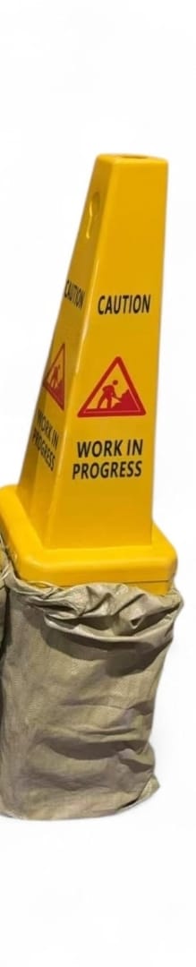 Work In Progress- Safety Caution Cones