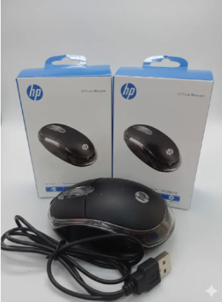 HP Wired USB Optical Mouse – High-Precision Tracking, Plug-and-Play Convenience, Perfect for Work, Study & Everyday Use