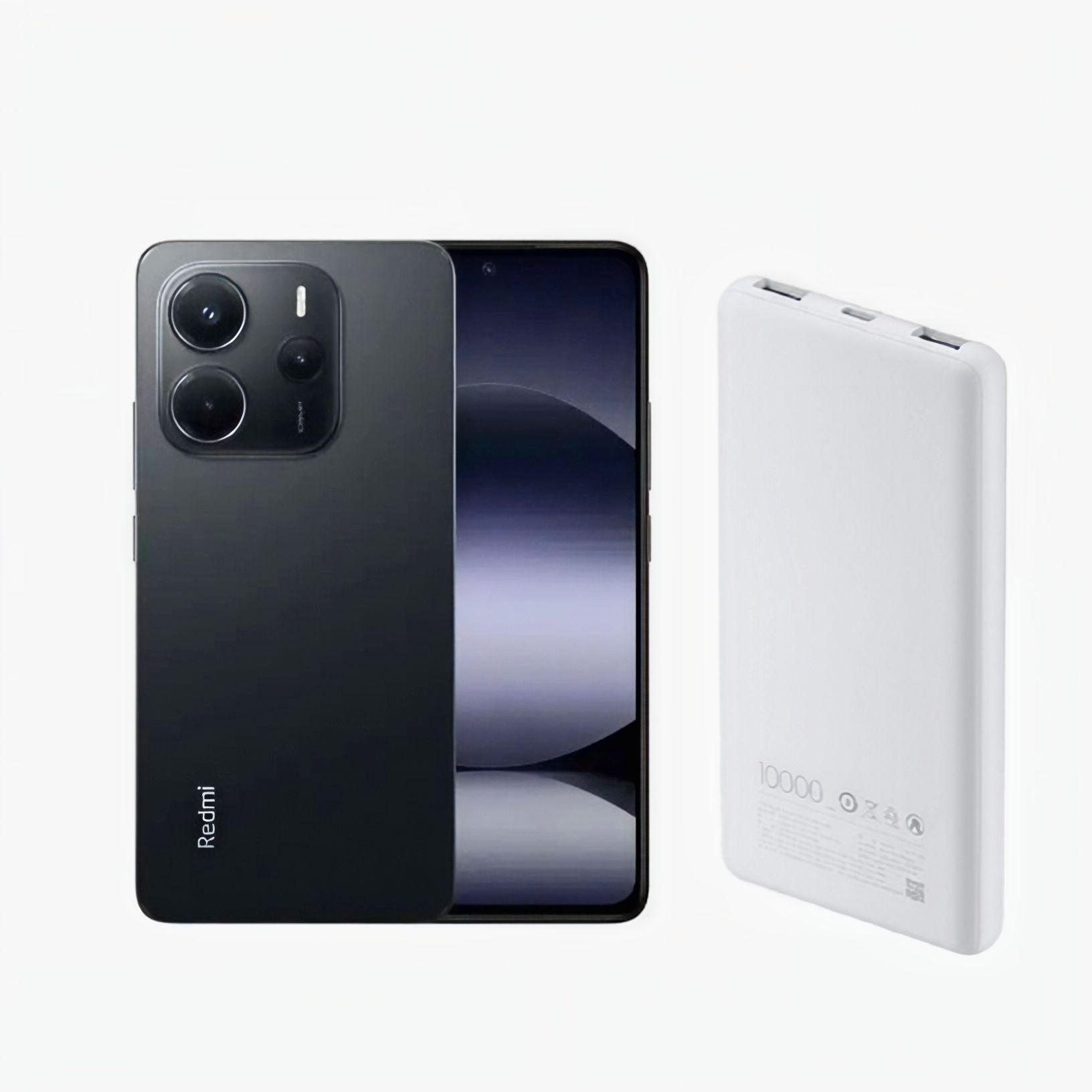 {FREE GIFT} XIAOMI Redmi Note 14, 6.67", 256GB + 8GB RAM (Dual SIM), 5500mAh, Midnight Black (2YRs WRTY) + FREE POWERBANK