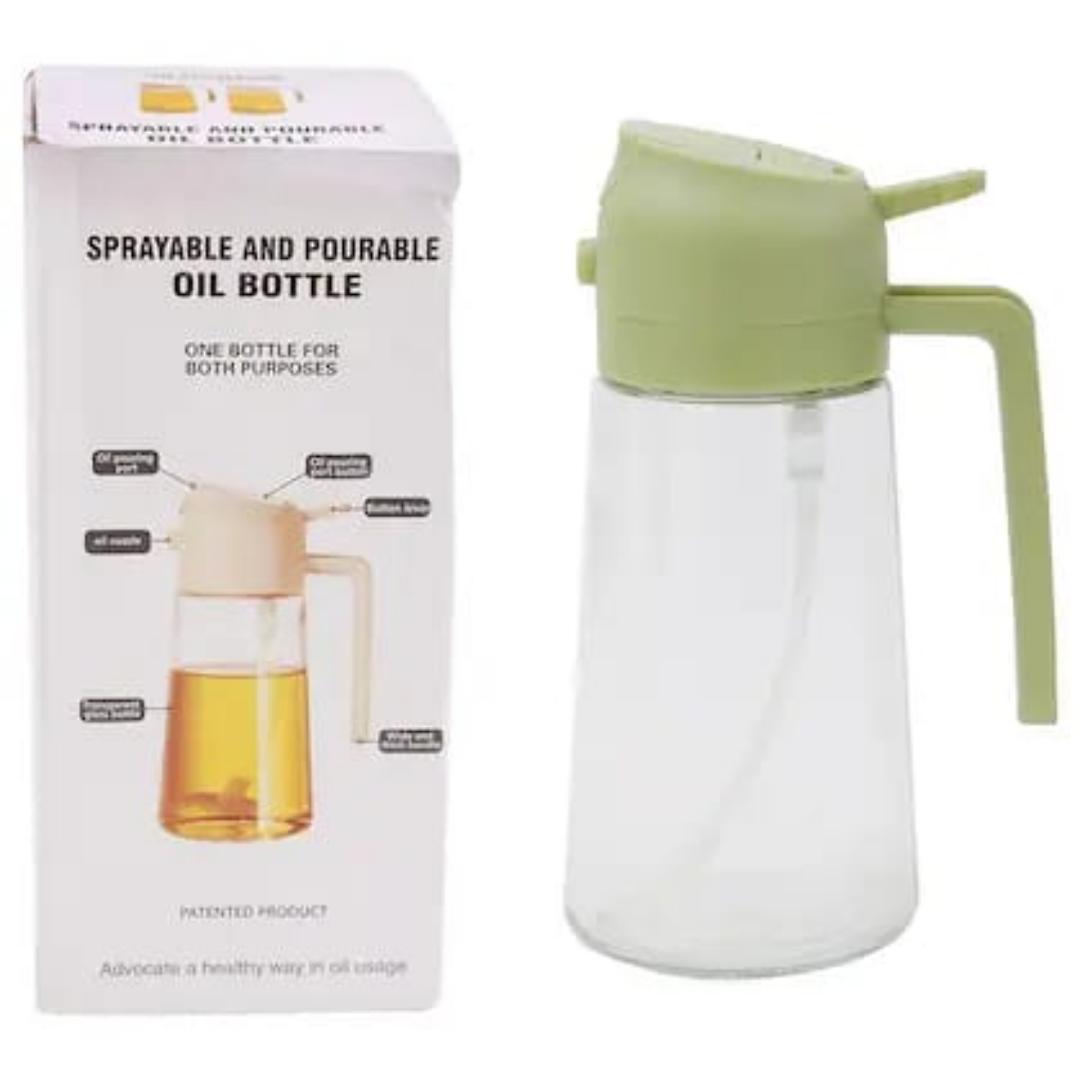 2in1 470ml sprayer bottle spray oil dispenser cooking oil prayer BBQ oil sprayer salad oil sprayer air fryer oil spray bottle kitchen oil bottle soy sauce bottle vinegar jar lemon juice bottle cooking