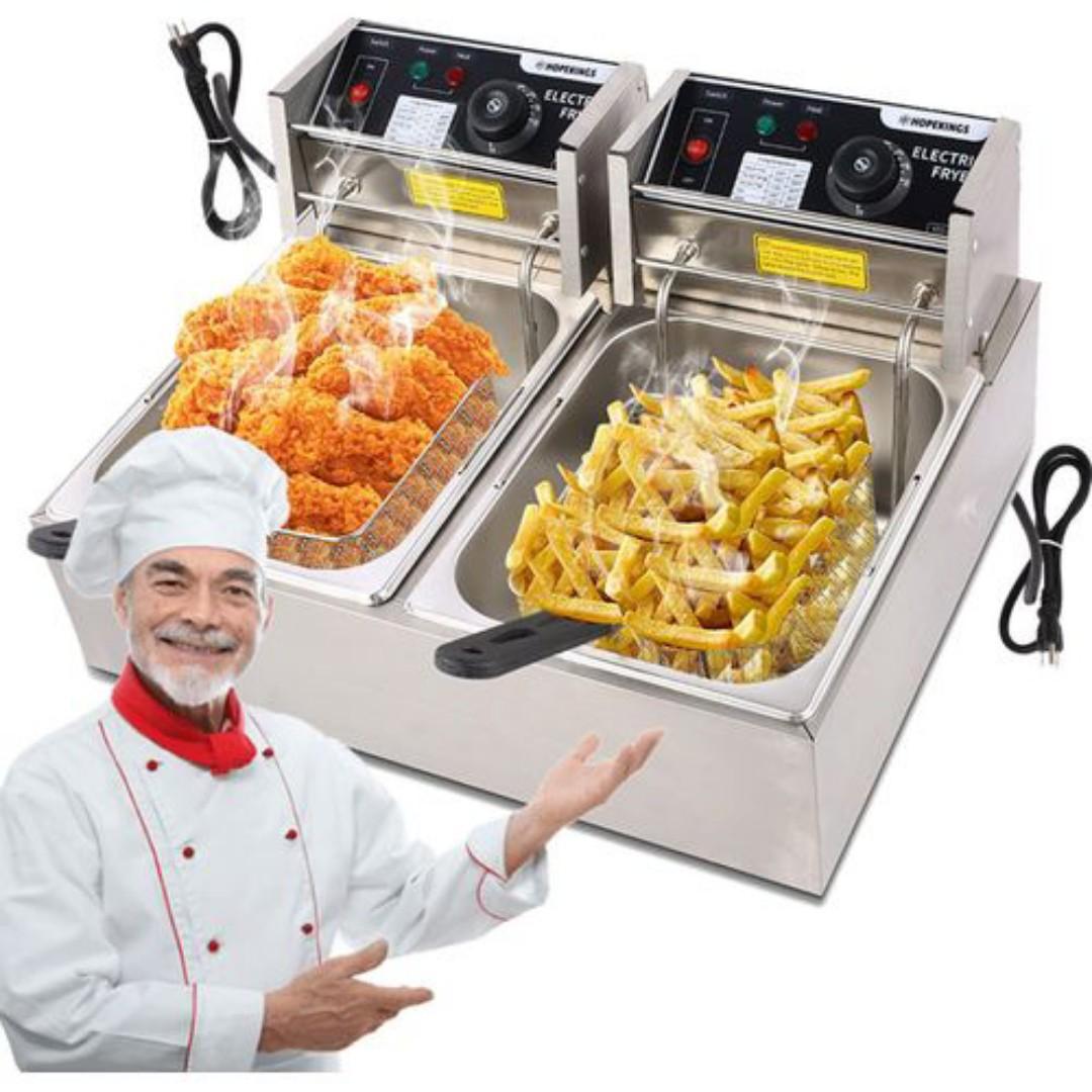 NUNIX ELECTRIC 12L (6+6 L) DOUBLE DEEP FRYER