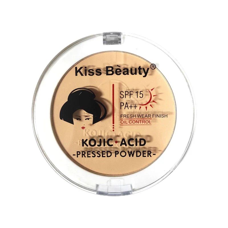 Kojic Acid Pressed Powder 35g – Fresh Wear Finish, Oil Control, SPF15 PA++ view 2