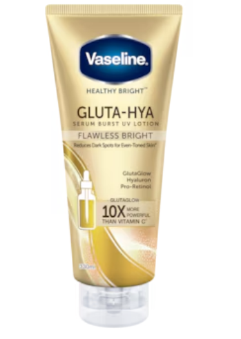 Vaseline GLUTA-HYA – Flawless Bright, Dewy Radiance & Overnight Radiance Repair Gel.