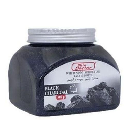 Skin Doctor Black Charcoal Face & Body Scrub – Deep Clean, Exfoliating & Pore Detox