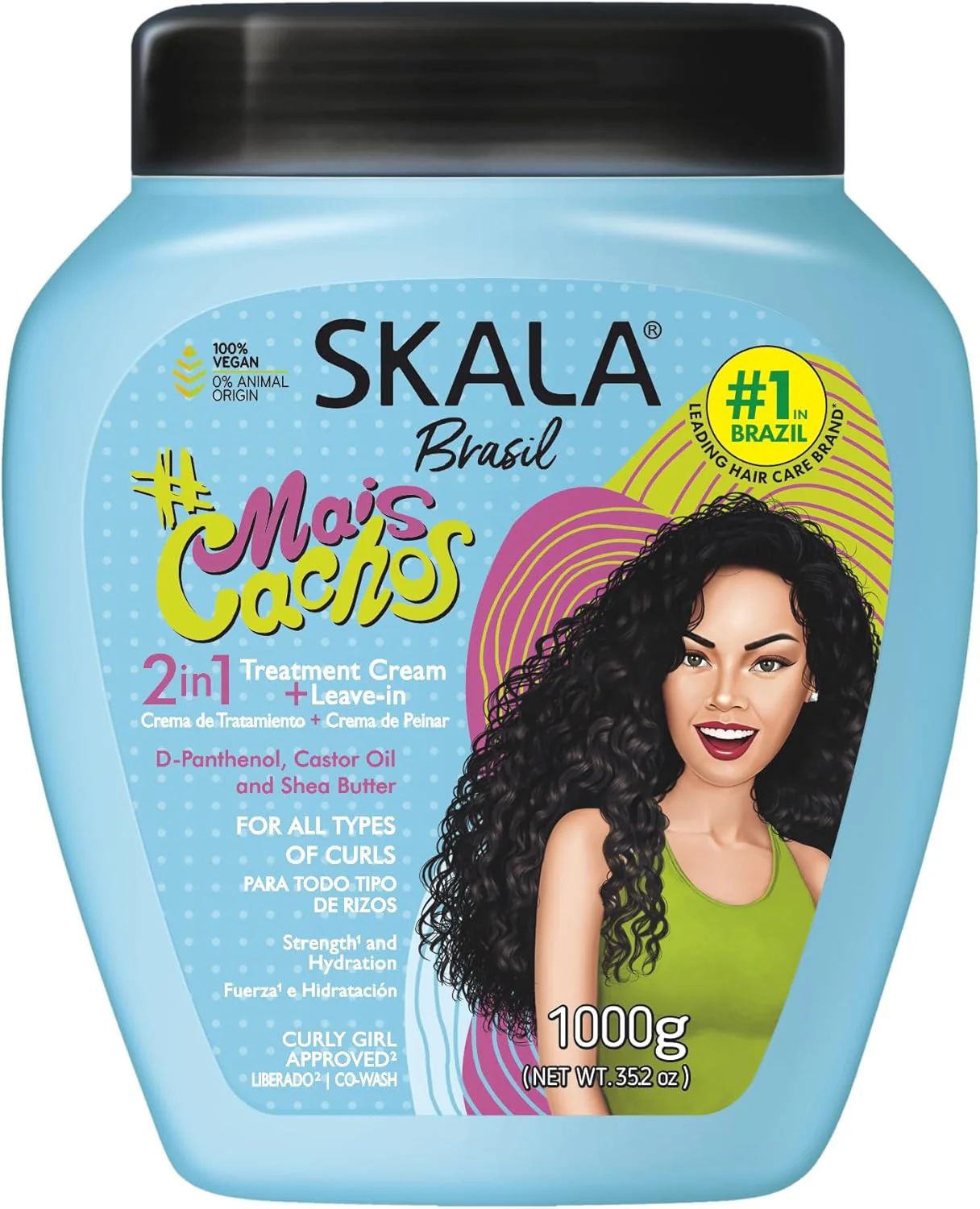 Skala Perfect Curl 2-in-1 Hair Treatment & Styling Cream – 1000g