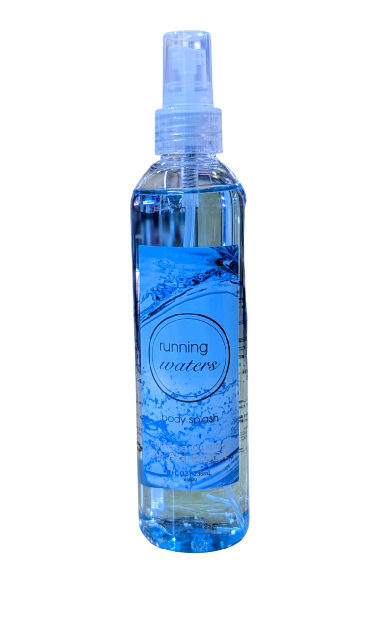 Body Luxuries Running Waters Body Splash 236ml – Fresh & Long-Lasting Scent