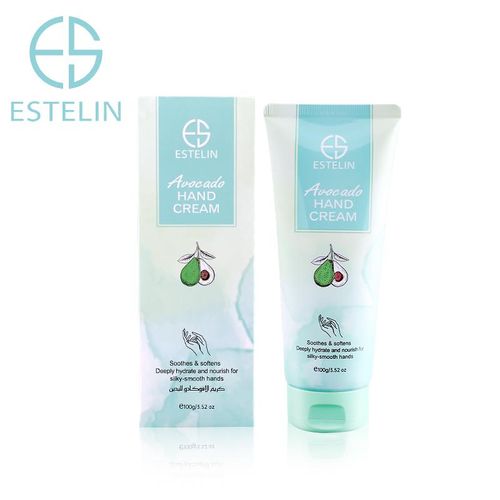 ESTELIN Avocado Hand Cream 100g – Deep Moisturizing & Nourishing Repair for Dry, Cracked Hands | Fast Absorbing Hydrating Hand Lotion
