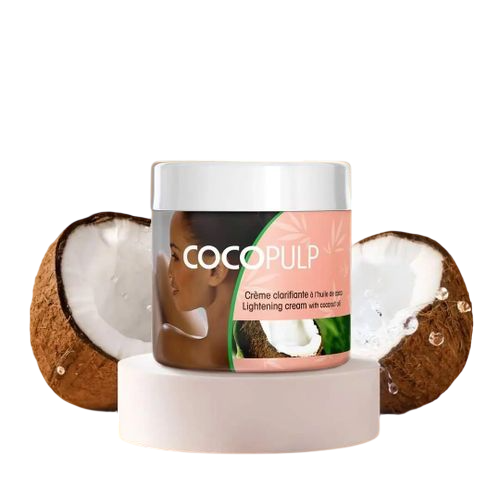 Cocopulp Lightening Cream Enriched with Coconut Oil – Brightening & Moisturizing Skin Care Cream (All Skin Types)
