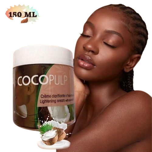 Cocopulp Lightening Cream Enriched with Coconut Oil – Brightening & Moisturizing Skin Care Cream (All Skin Types)