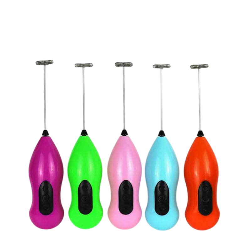 Electric Handheld Whisk – Battery-Powered Egg Beater, Milk & Coffee Frother, Fruit Mixer Stick