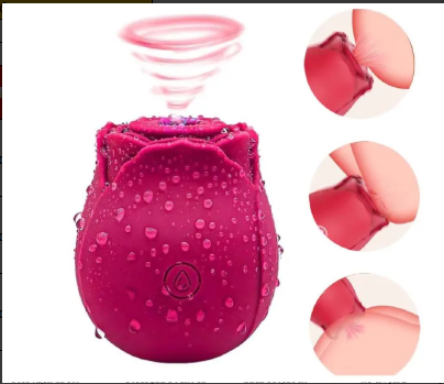 Rose vibrator, love-meeting sucking vibrating egg, vibrating female massage masturbator, female adult product.