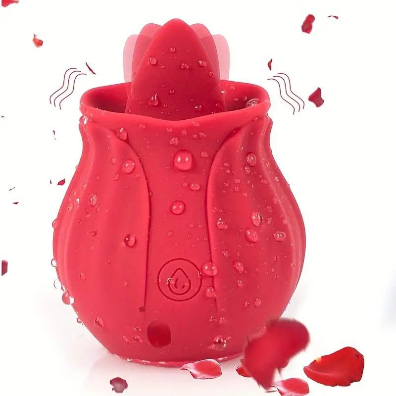 Rose penguin tongue licking vulva female masturbation clitoral stimulation adult sex toy - image 2