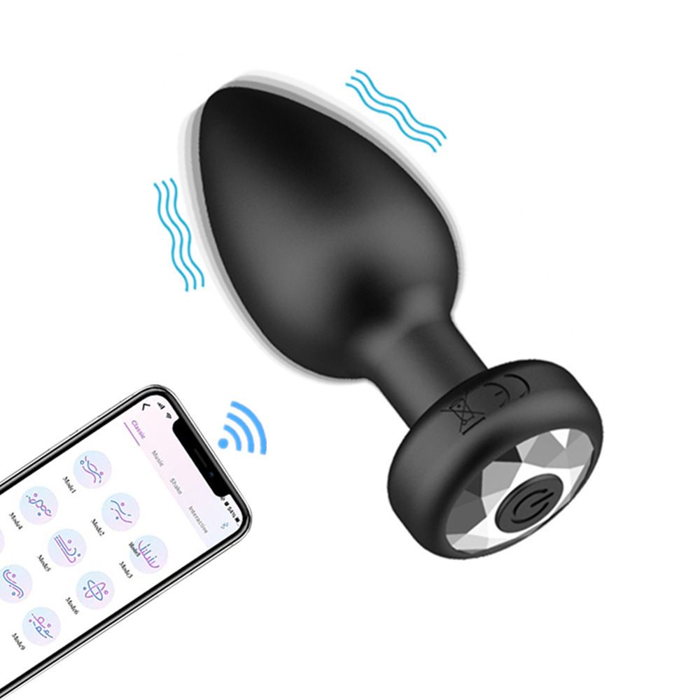 Wireless remote control unisex anal plug set, prostate orgasm masturbation massager, adult sex toy - image 2