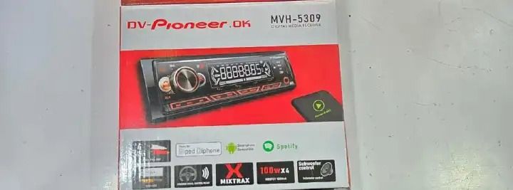 Pioneer 5309 Car Stereo Bluetooth USB FM Radio MP3 Player with High-Quality Sound, Hands-Free Calling, Fast USB Playback and Universal Car Compatibility for Modern In-Car Entertainment