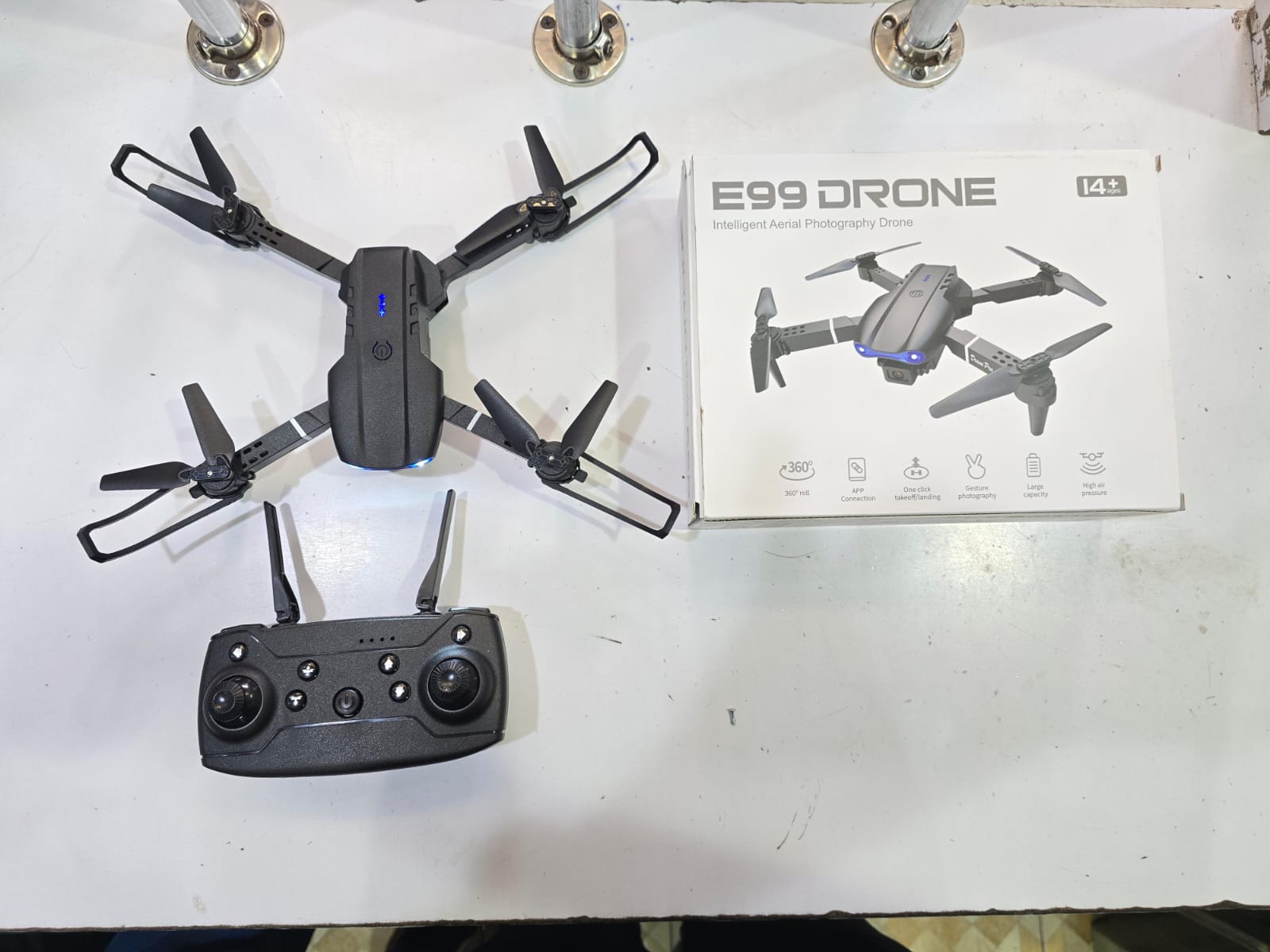 E88/E99 TOY Drone for Kids No Camera Lightweight Mini RC Quadcopter with Easy Controls Durable and Safe for Boys and Girls Indoor Outdoor Play