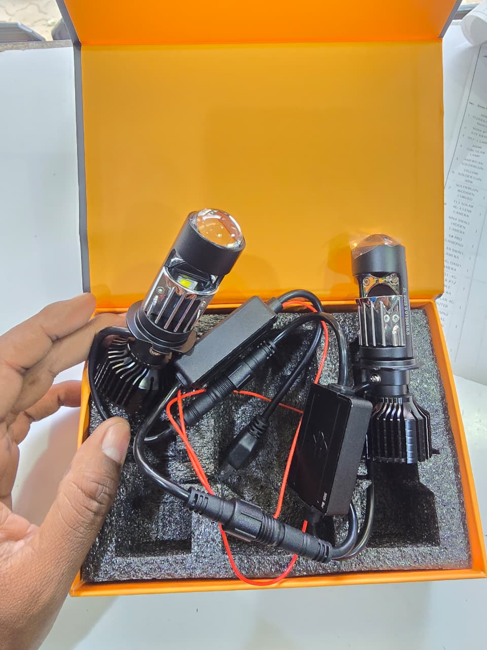 Y10 H7 Mini Projector LED Bulbs Super Bright Car Headlight Upgrade, High Beam and Low Beam Replacement, Long-Lasting, Energy Efficient, Easy Install for All Vehicles