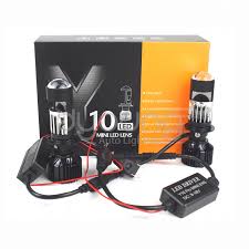 Y10 H7 Mini Projector LED Bulbs Super Bright Car Headlight Upgrade, High Beam and Low Beam Replacement, Long-Lasting, Energy Efficient, Easy Install for All Vehicles