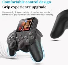 S10 Gaming Console 2.4-Inch Handheld Game Console Controller with Built-in Classic Games, Portable Retro Gaming Device, Rechargeable Battery, Dual Shock Support, HD Display, Compatible with Multiple G