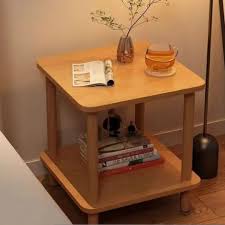Multifunctional Wooden Bedside Table and Living Room Side Table – Elegant, Durable, Space-Saving Furniture for Any Room, Easy Assembly and Modern Design for Home Organization