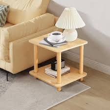 Multifunctional Wooden Bedside Table and Living Room Side Table – Elegant, Durable, Space-Saving Furniture for Any Room, Easy Assembly and Modern Design for Home Organization