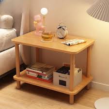 Multifunctional Wooden Bedside Table and Living Room Side Table – Elegant, Durable, Space-Saving Furniture for Any Room, Easy Assembly and Modern Design for Home Organization